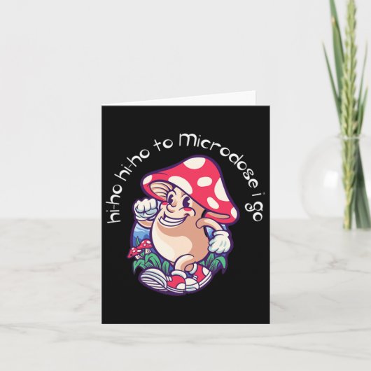 キノコ微細化精神衛生認識度 カード (正面)