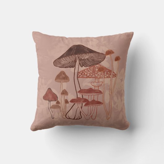 キノコ愛 クッション (裏面)