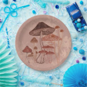 キノコ愛 ペーパープレート (パーティー)