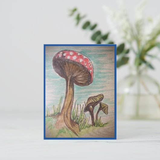 キノコ愛 ポストカード (スタンド正面)