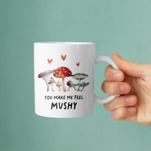 キノコ感じが腐るおもしろい コーヒーマグカップ