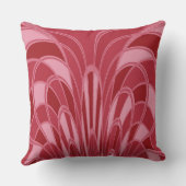 キノコ抽象芸術-アールデコ-さくらんぼ クッション (裏面)