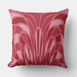 キノコ抽象芸術-アールデコ-さくらんぼ クッション