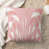 キノコ抽象芸術-アールデコ – サンゴ クッション (ブランケット)