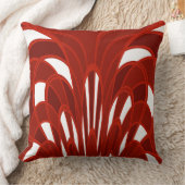 キノコ抽象芸術-アールデコ-(鳥)ショウジョウコウカンチョウ クッション (ブランケット)