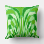 キノコ抽象芸術-アールデコ- Springtime クッション (裏面)