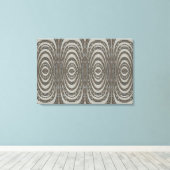 キノコ抽象芸術 キャンバスプリント (インサイチュ (ウッドフロア))