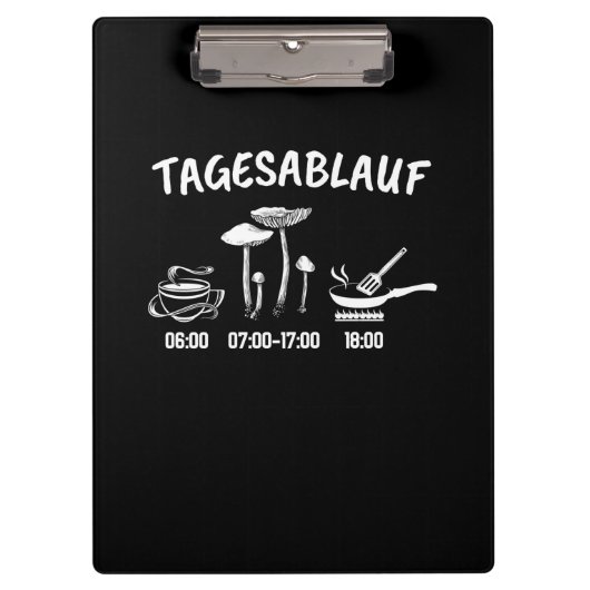 キノコ採集機の時刻表 クリップボード (正面)