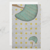 キノコ文房具 便箋 (正面/裏面)