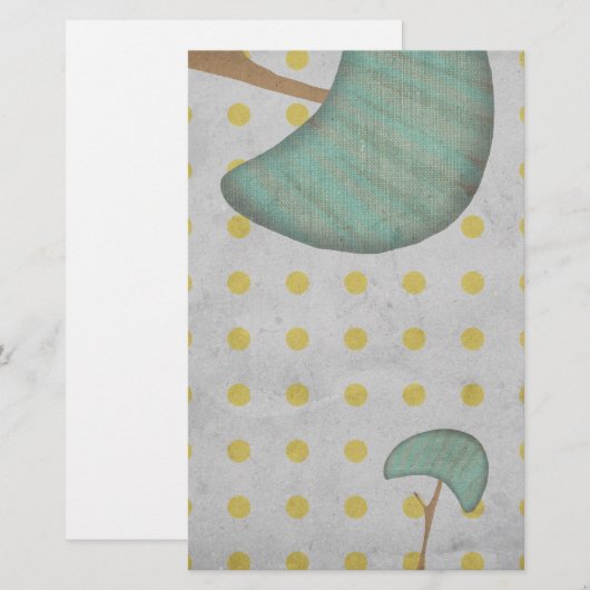 キノコ文房具 便箋 (正面/裏面)