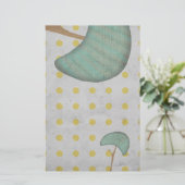 キノコ文房具 便箋 (スタンド正面)