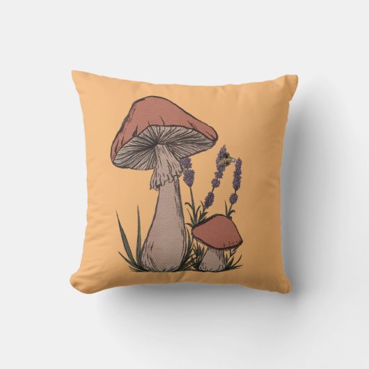 キノコ枕 クッション (正面)