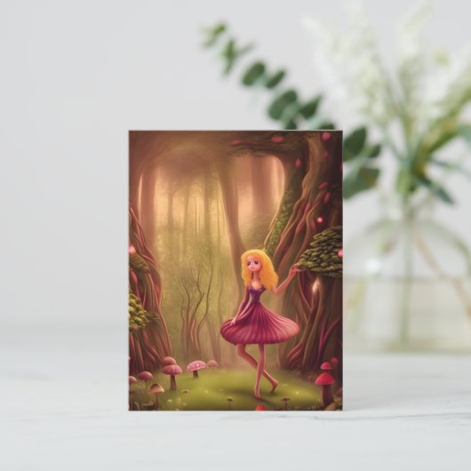 キノコ林のプリンセス ポストカード (スタンド正面)