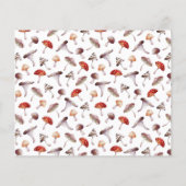 キノコ林ブライダルシャワーレシピカード (裏面)