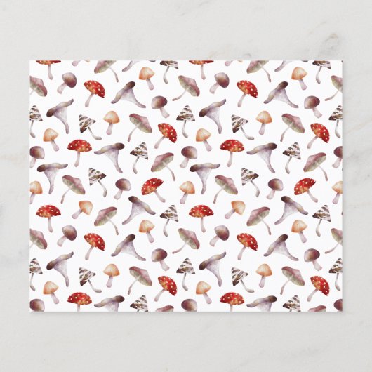 キノコ林ブライダルシャワーレシピカード (裏面)