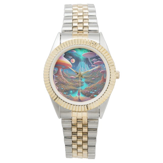 キノコ林 腕時計 (正面)