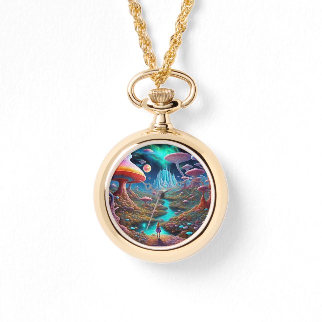 キノコ林 腕時計 (正面)