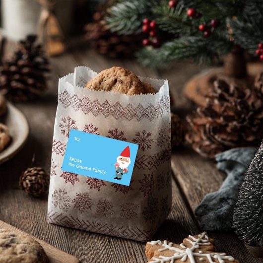 キノコ格言かわいいクリスマスプレゼントカスタム 長方形シール