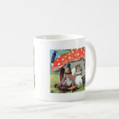 キノコ格言に住むコテージ コーヒーマグカップ (正面右)