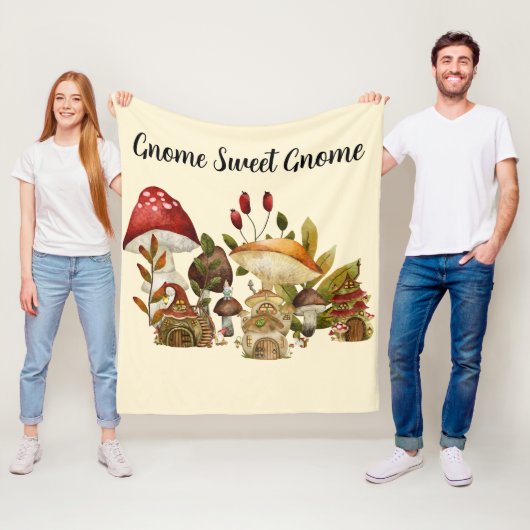 キノコ格言魅力化 フリースブランケット (インサイチュ)