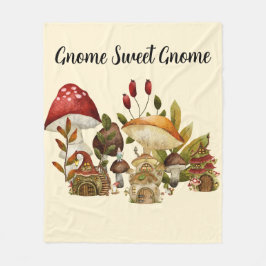 キノコ格言魅力化 フリースブランケット