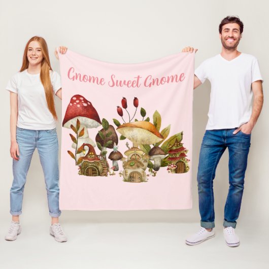 キノコ格言魅力化 フリースブランケット (インサイチュ)