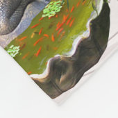 キノコ格言 フリースブランケット (角)