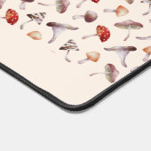 キノコ植物模様 デスクマット (コーナー)