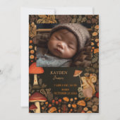 キノコ樹林動物の森ベビー発表 シーズンカード (正面)