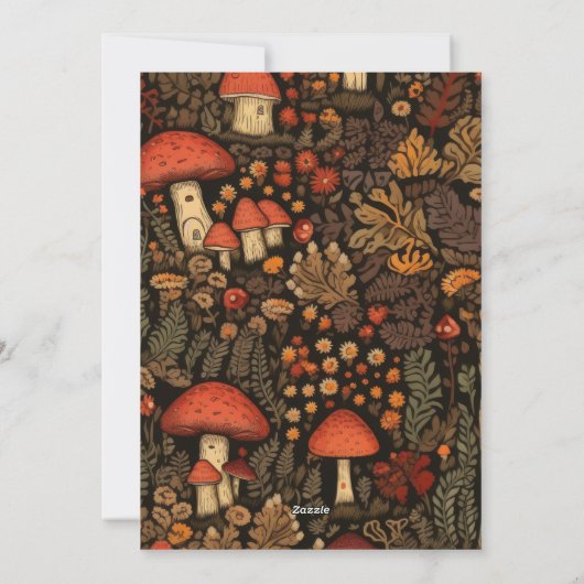 キノコ樹林動物の森ベビー発表 シーズンカード (裏面)