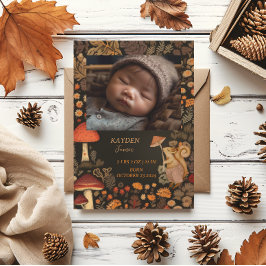 キノコ樹林動物の森ベビー発表 シーズンカード