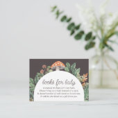 キノコ樹林赤ちゃんシャワーベビー エンクロージャーカード (スタンド正面)