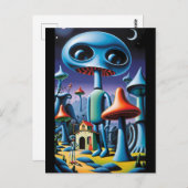 キノコ歩くツアーケンゲージファンタジー ポストカード (正面/裏面)