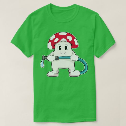 キノコ消火器 Tシャツ (デザイン正面)