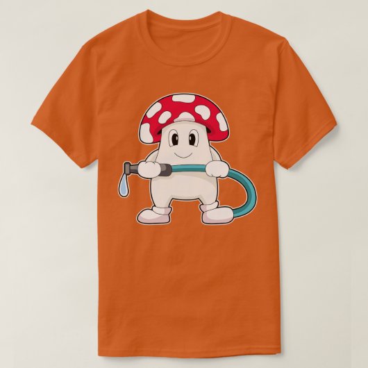 キノコ消火器 Tシャツ (デザイン正面)