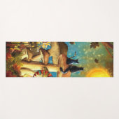 キノコ無地の猫背 ヨガマット (正面(横))