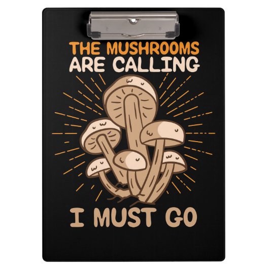 キノコ狩りキノコが呼ばれる クリップボード (正面)