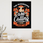 キノコ狩りキノコが呼び出している ポスター (キッチン)