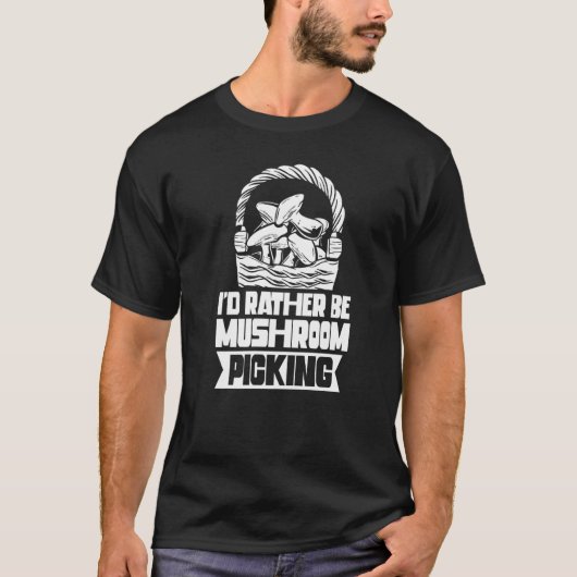 キノコ狩りコレクトのピッカーカラーを好む Tシャツ (正面)