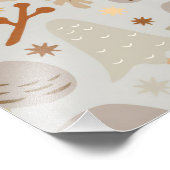 キノコ狩りミッドセンチュリーキノコ フォトプリント            (角)