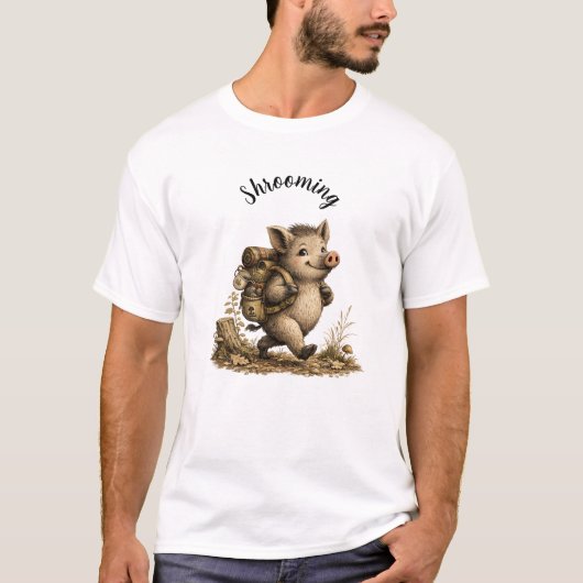キノコ狩り Tシャツ (正面)