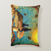 キノコ猫 アクセントクッション (裏面(縦))