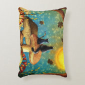 キノコ猫 アクセントクッション (正面(垂直))