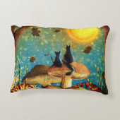 キノコ猫 アクセントクッション (裏面)