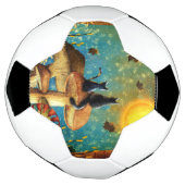 キノコ猫 サッカーボール (回転)