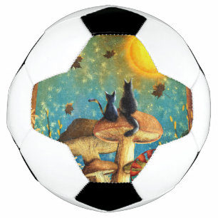 キノコ猫 サッカーボール