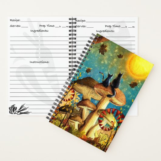 キノコ猫 ノートブック (内側)