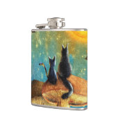 キノコ猫 フラスク (左)