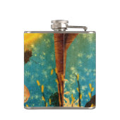 キノコ猫 フラスク (裏面)