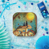 キノコ猫 ペーパープレート (パーティー)